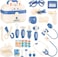 Doctor Kit for Kids, Pretend Play Educational Doctor Toys, Medical Kit with Stethoscope, Doctor Playset for Dentist Doctor, Role Play Toys for 3 4 5 6 7 8 Years Old Girls &amp; Boys Toddler Gifts