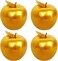 ELECDON 4 Pcs Simulated Wedding Decor Fruit Simulation Apples Foam Apples Artificial Apples Kitchen Decoration Apples Models Red Apples Decorative Model Fake Apple