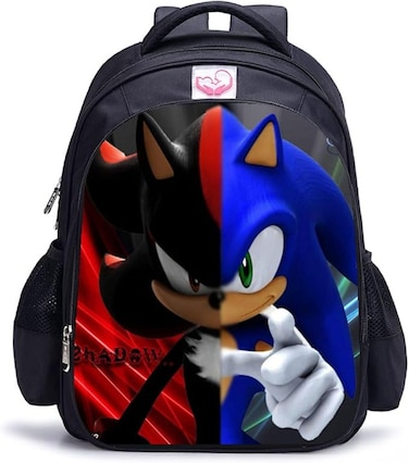 Animation Comic FC GB DS Cosplay Sonic the Hedgehog Shadow Women Boys Girls School Bags Laptop Travel Backpack