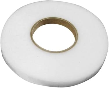 Fabric Fusing Tape Hem Tape Double-Sided Film Adhesive Iron On Tape For Jeans Trousers Garment Clothes (White)
