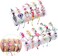 12 Pcs Kids Girls Women Bracelets Jewelry Animal Pendant Unicorn Owl Cute Bracelet Multicolor Woven Bracelets for Prize Pretend Play Party Favors for Girls Kids Friendship Bracelets, One Size