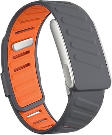 NORTXEN SportFlex Band Strap Compatible with Whoop 5.0/MG,One, Peak &amp; Life Devices &ndash; ECG Compatiblity, Silicone Waterproof Design, Sweatproof Strap with U-Shape Silver Connector