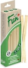 Fun&reg; Green Track Eco Friendly Disposable Bamboo Chopsticks 23cm Pack Of 25