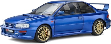 S1807401 1:18 1998 Subaru Impreza 22b-Sonic Blue BMW Collectible Miniature car