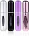PINKE Portable Mini Refillable Perfume Atomizer Bottle, Atomizer Perfume Bottle, Refillable Perfume Spray, Scent Pump Case, Perfume Atomizer Refillable for Travel 4 Pcs Pack of 5ml
