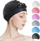 Silicone Swim Cap,Comfortable Bathing Cap Ideal for Curly Short Medium Long Hair, Swimming Cap for Women and Men, Shower Caps Keep Hairstyle Unchanged
