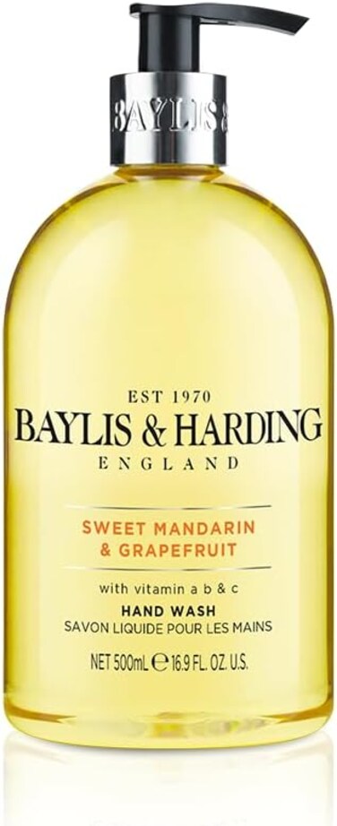 Baylis &amp; Harding   Hand Wash   Fruity &amp; Floral   Vegan, paraben-free   Sweet Mandarin, Grapefruit   500 ml