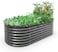 Egardenkart, Raised Garden Bed - Silver, 5.2 x 2.6 ft   Metal Planter Box for Vegetables & Flowers   Outdoor Gardening Bed for Balcony, Patio & Backyard