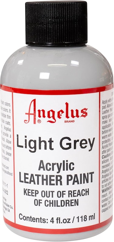 Leather Paint,Light Grey,4 Fl Oz (Pack of 1),720-04-082