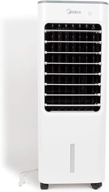 Midea Air Cooler For Home With 3 Speed Levels, 4.8L Water Tank Capacity For Outdoor &amp; Indoor Use, Whisper-Quiet Performance and Powerful Air Flow - AC100-18B