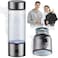 Hydrogen Water Bottle, SGS Certification - 3000PPB, Second Generation SPE Technology, Hydrogen Water Bottle with Top SPE PEM Technology, Water Treatment in 3 Minutes, 450 ml