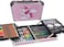 Art Set 145pcs, Art Supplies Set, Drawing Supplies with Portable Aluminum Case Art Kit, Great Gift Artists Drawing for Kids, Teens, Boys, Girls, Beginner and Artists (Unicorn-Pink)
