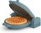 bella Flip-n-Store Waffle Maker with EverGood&trade; Ceramic Nonstick Coating, Fits-anywhere&trade; Kitchenware, Power Indicator Light, Cool Touch Handle &amp; Cord Wrap, 7&rdquo; Wide &amp; 1" Deep Plates, 1000 Watt, Surf