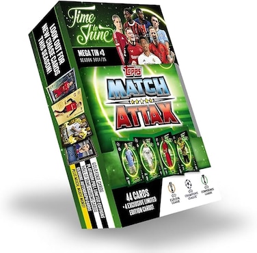 Match Attax 24/25 - Mega Tin 'Time to Shine' - Tin 3 - contains 44 Match Attax cards plus 4 exclusive LE's - Erling Haaland