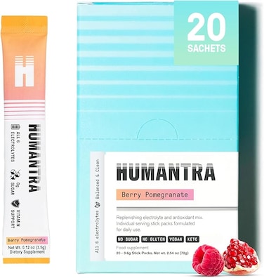 Hydration Packets   Zero Sugar Electrolyte Hydration Multiplier w/Essential Minerals, Boost Immune &amp; Metabolic Functions   Electrolytes Powder (20 count, Berry Pomegranate)