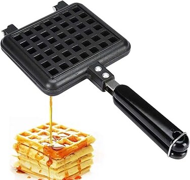 Baking Mold Waffle Mould Waffler Maker Waffle Pan Waffle Machine Iron Baking Tools Non-Stick DIY Waffle Cake Mould for Kitchen