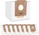 CHAIN PEAK (8 Pieces) Replacement Vacuum Bags for Ecovacs DEEBOT OZMO T8 AIVI T8 Max, AIVI &amp; T8 Series, T9 T9+ N8 series DX93 DDX96, Robot Vacuum Cleaner Filter Bags, Replacement Canister Vacuum Bags