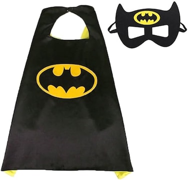 Superhero Costume Capes and Masks for Kids Boys Girls 3-10 Years - Cosplay Kids Costumes Double Side Capes Best Superhero Toys
