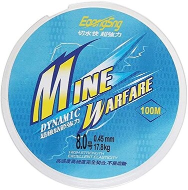 100 Meters Fish Line, Clear Nylon Fishing Line, Invisible Monofilament Wire Fishing Line Strong Tension Wire Fishing Line about 0.45mm in diameter Craft DIY Tool