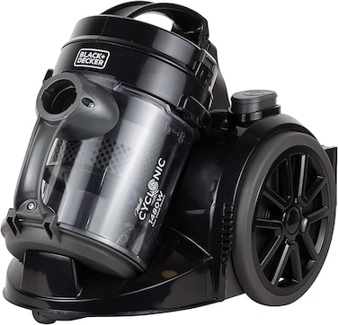 Multi-Cyclonic Bagless Vacuum Cleaner, 1480W, 1.8L Capacity, 6-Stage Filtration, Variable Speed, 143 Air Watts, 5m Cable, Includes Brushes, Powerful &amp; Efficient, Black - VM1480-B5