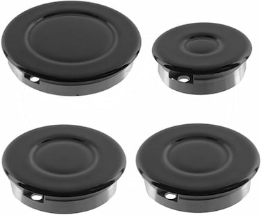 Oven Cooker Hob Gas Burner Crown &amp; Flame Cap Kit for Lamona (Small, 2 Medium &amp; Large, 55mm - 100mm)