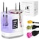 Angju Electric Makeup Brush Cleaner Machine, 3 IN 1 Automatic Make up Brush Cleaner with Makeup Brush Dryer,Portable USB Deep Quick Cleaning Tools for All Size Makeup Brush Set,Blush Brush,Sponges