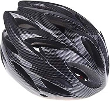 Black Ultralight Integrally-molded Sports Cycling Helmet with Visor Mountain Bike