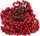 BBTO Artificial Holly Berries on Wire Stems, 250 Stems with 500 Pieces 8 mm Fake Berries for Christmas Tree Decorations Wreath Craft Use Wedding Party Favor (Dark Red)
