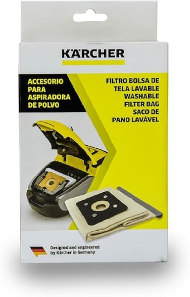K&auml;rcher Re-usable Fleece Filter Dust Bag for VC2