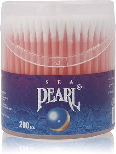 Sea Pearl Cotton Swabs - 200 Pieces
