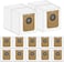 BRUVISH (12 Pack) L60 Dust Bags Replacement Compatible With eufy L60/ L60 Hybrid/ L60 SES/ L50 SES/ L50 Series Self Empty Station, Robot Vacuum Disposable Bags, Filter Bags 12 Pieces