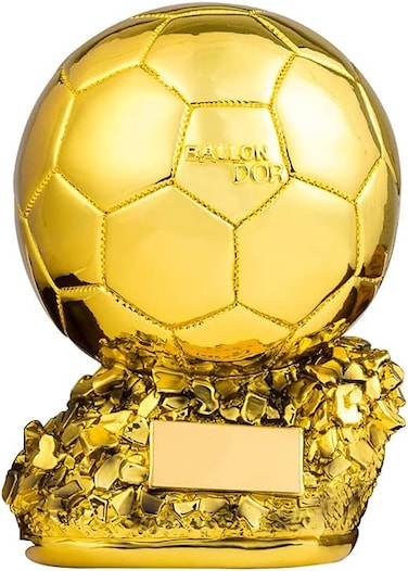 New Ballon d'Or Trophy Football Golden Ball Award Trofei Calcio World's Best Player MVP Soccer Fans Craft Souvenir Home Decor