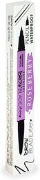 ROSE BERRY Brow Blade Ink Stain &ndash; Waterproof Double-Ended Brow Pencil &amp; Microblade Pen for Defined Brows &ndash; 1g (Dark Brown)
