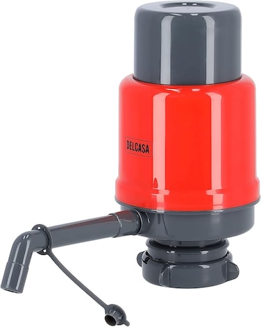 Water Dispenser Pump With Vacuum Technology, DC2061 Food Grade Plastic Material Manual Use Removable Tubes Anti Dirt &amp; Anti Splash 110x205cm, Multicolor