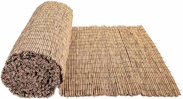 Reed Privacy Fence Screen for Outdoor Spaces Natural Grass Mat (100cmx500cm)