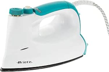 Ariete Vapor Plus Steam Iron for Clothes, with Build-in Boiler Steam Generator, Ceramic Soleplate, 210ml, 800W, 60% Energy Saving, Best for Removing Stubborn Creases - ART6399