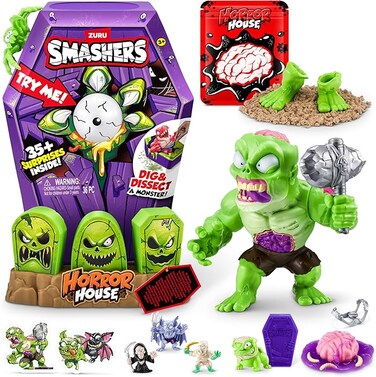 Large Smashers Mega Horror House Series 1 by Zuru, Zombie, (30 cm), Brain Dead