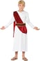 Roman Costume, White with Robe, Belt and Headpiece, Boys Fancy Dress, Child Dress Up Costumes