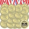36 Pcs MVP Award Medals with Neck Ribbons Gold Metals Awards Medal Most Valuable Player Medal Award DIY Metal for Adults Football Team Participation Prizes Winner Gift