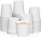 White Paper Cups- Available in 7oz, 8oz, 12oz, 16oz- Small Disposable Espresso, Qahwa, Bathroom, Mouthwash Cups