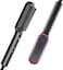 TYMO Hair Straightener Brush, Hair Iron with Built-in Comb. Tourmaline Ceramic Coating. Fast Heating &amp; 5 Temp Settings. Hair Straightener Brush That Salon Styling at Home. (Matte Black)