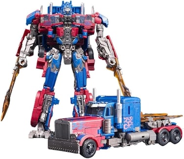 Deformation Robot Toy, Deformed Car Robot Toys, Action Figure Deformation Car Model, Alloy Deformation Portable Robot Toys Gift for Girls Boys (Optimus Prime)