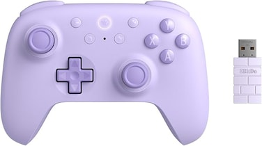 Ultimate 2C Wireless Controller for Windows PC and Android, with 1000Hz Polling Rate, Hall Effect Joysticks and Hall Triggers, and Remappable L4/R4 Bumpers (Purple)