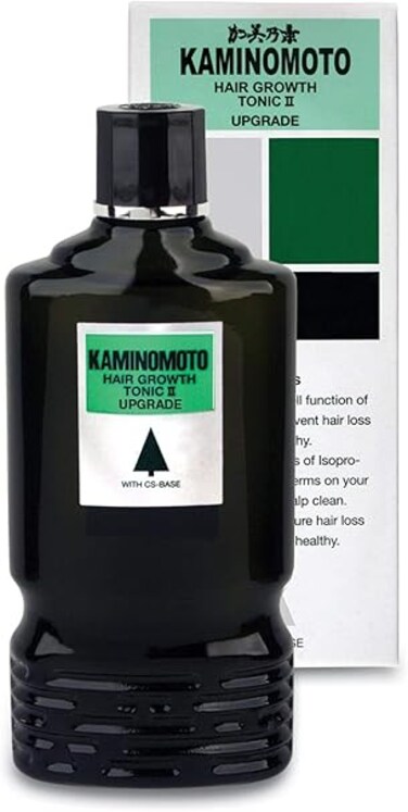 Kaminomoto Hair Growth Tonic Ii 180 ml Stops Hair Loss, Black