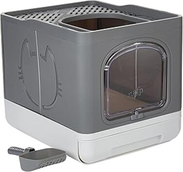 ALL FOR PAWS Go Fresh - Foldable Cat Litter Box - Grey
