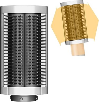 NALACAL Smoothing Brush for Dyson Airwrap Styler, Large Firm Hair Styling Comb Attachment for Dyson Airwrap Styler