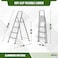 Ahla+&reg; Aluminium Step Ladder for Home - 4 Steps( Silver)