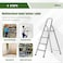 Ahla+&reg; Aluminium Step Ladder for Home - 4 Steps( Silver)