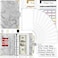 Budget Binder With Cash Envelopes for Budgeting, Money Organizer, 12Pcs 6-Ring Money Saving Binder (Marble-Grey)
