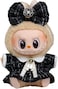 Doll Clothes Compatible with 15cm Labubu, Doll Clothes Set, Fashion Doll Dress Outfit Set Suitable for La bubu Accessories, Dress Up Clothes for Labubu No Doll (Black)